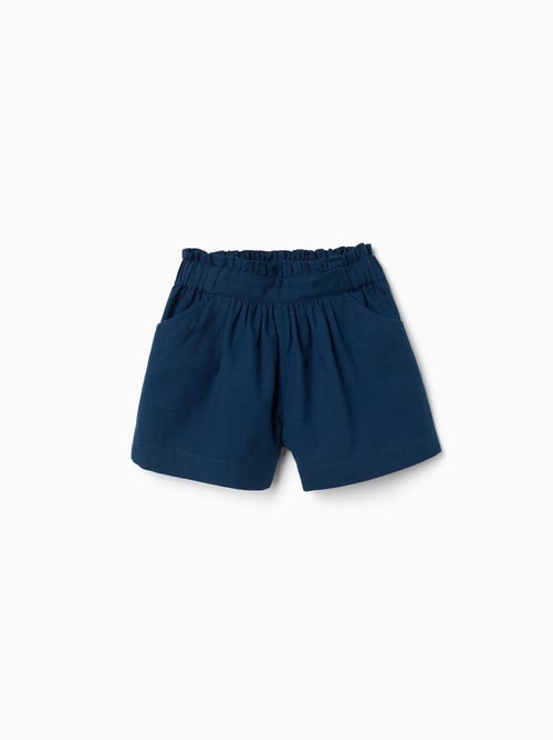 Short en coton avec taille élastique You&Me - Kiabi