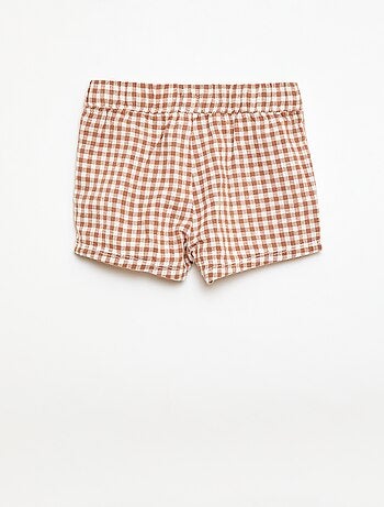 Short en coton et lin