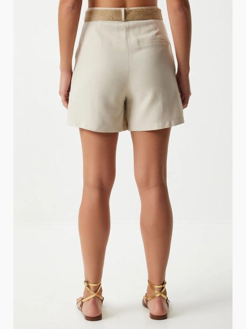 Short en coton taille haute et jambes larges istanbul - Kiabi Short en coton taille haute et jambes larges istanbul - Kiabi
