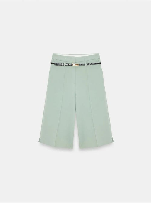 Short en crêpe à taille haute et ceinture dilvin - Kiabi Short en crêpe à taille haute et ceinture dilvin - Kiabi