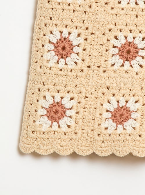 Short en crochet avec motif - Kiabi