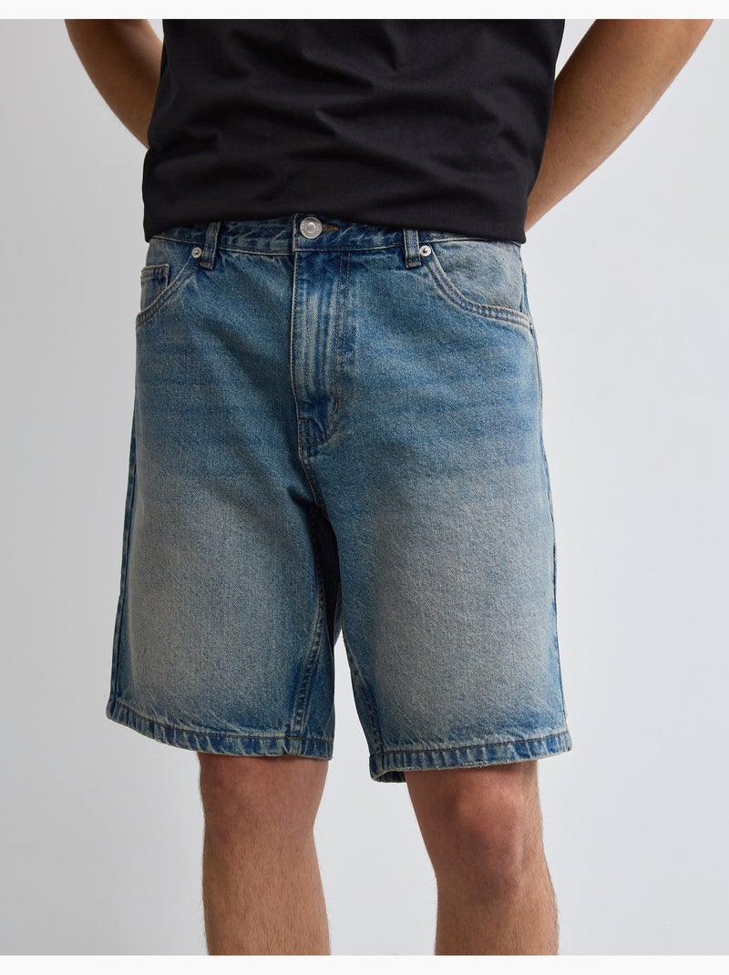Short en denim, MO Fashion Bleu - Kiabi