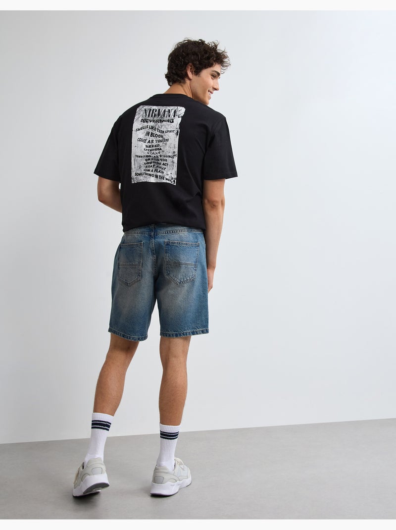 Short en denim, MO Fashion Bleu - Kiabi