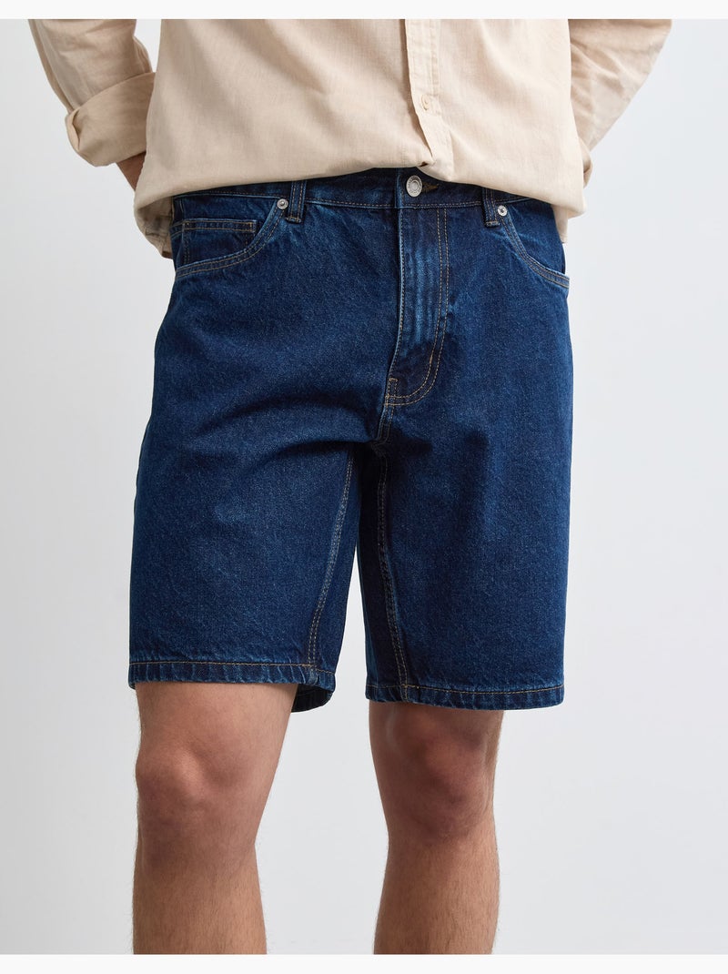 Short en denim, MO Fashion Bleu - Kiabi