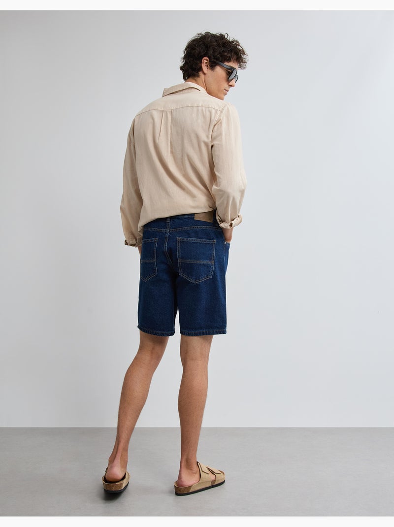 Short en denim, MO Fashion Bleu - Kiabi
