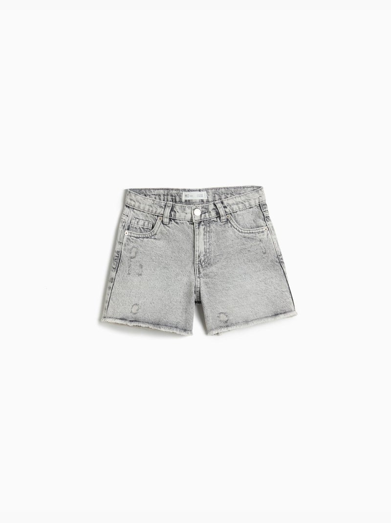 Short en denim, MO Fashion Gris - Kiabi