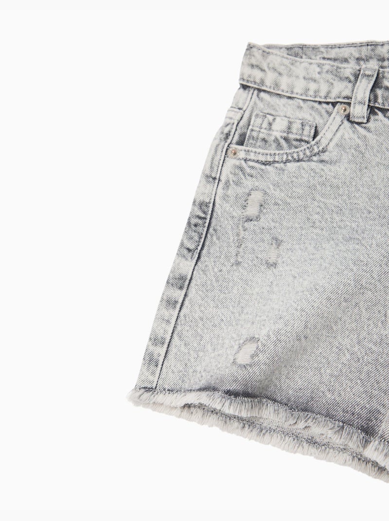 Short en denim, MO Fashion Gris - Kiabi
