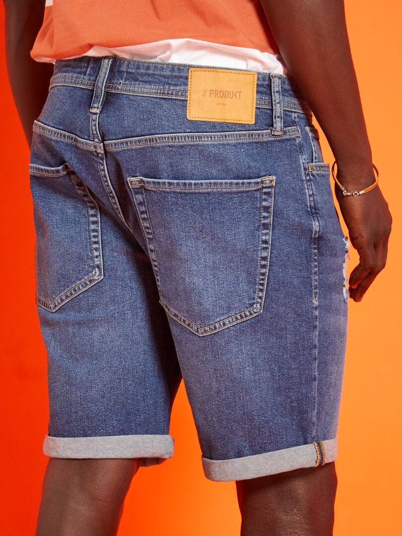 Short en denim 'Produkt' Bleu - Kiabi