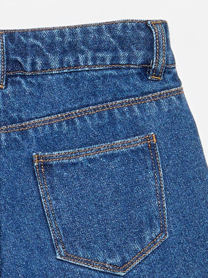 Short en denim 'Stitch' Bleu - Kiabi
