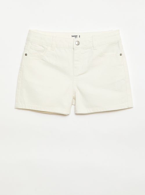 Short en denim taille haute - Kiabi