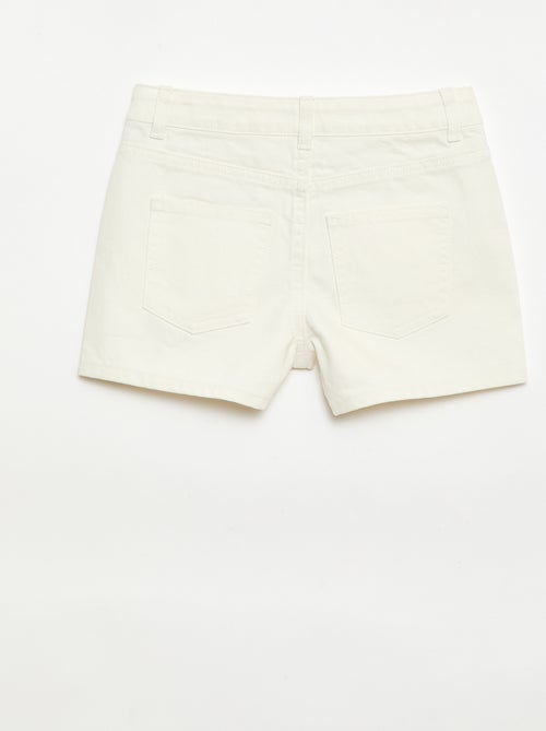 Short en denim taille haute - Kiabi
