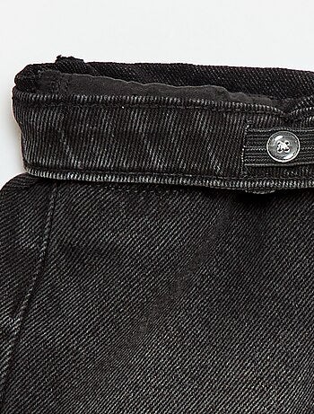 Short en denim taille haute