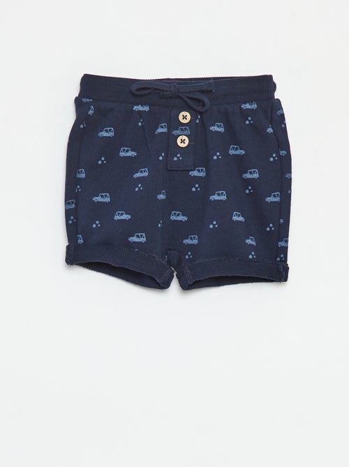 Short en french terry imprimé - Kiabi