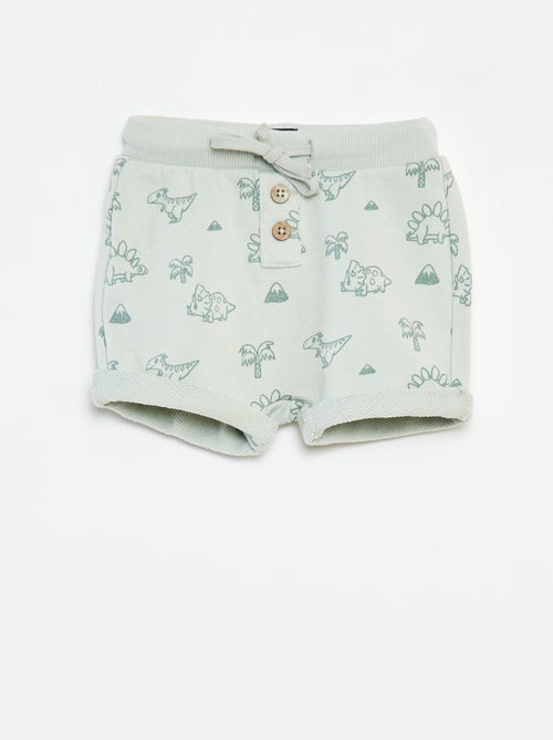 Short en french terry imprimé - Kiabi