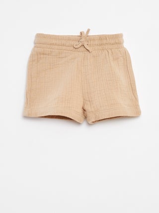 Short en gaze de coton