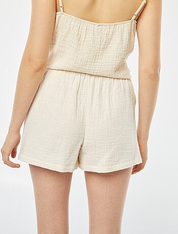 Short en gaze de coton