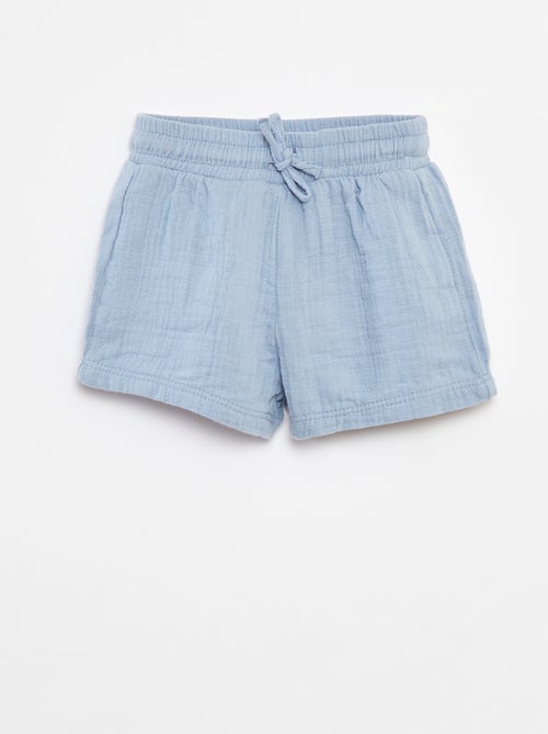 Short en gaze de coton - Kiabi