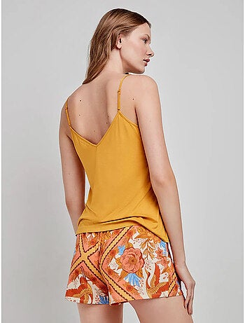 Short en imprimé oriental