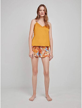 Short en imprimé oriental