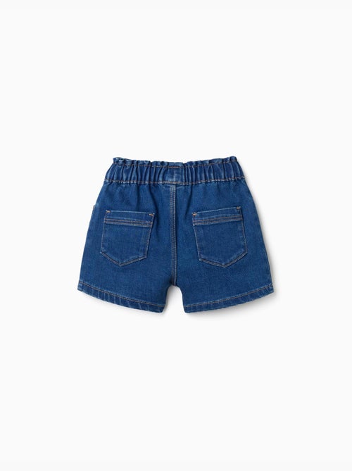 Short en jean avec taille paperbag - Kiabi Short en jean avec taille paperbag - Kiabi