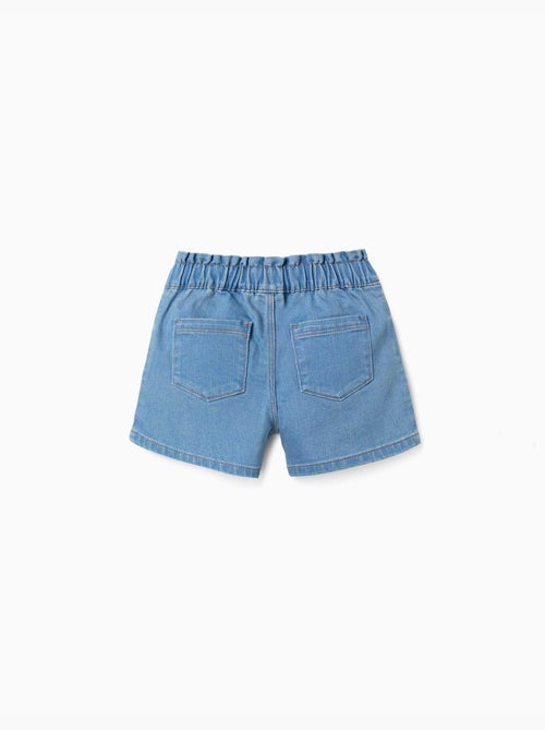 Short en jean avec taille paperbag - Kiabi Short en jean avec taille paperbag - Kiabi