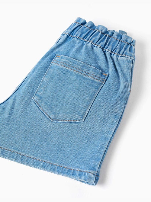 Short en jean avec taille paperbag - Kiabi Short en jean avec taille paperbag - Kiabi