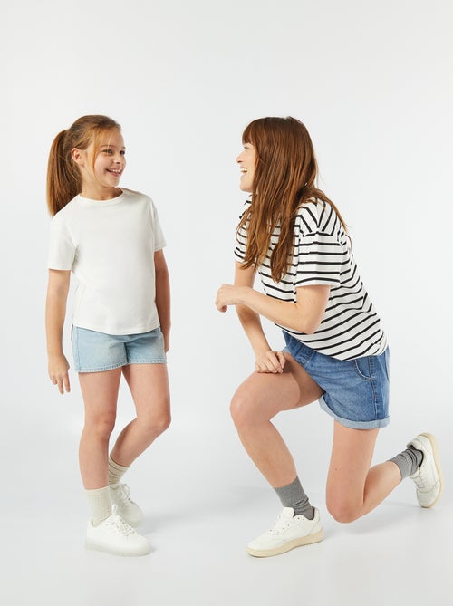 Short en jean - Kiabi