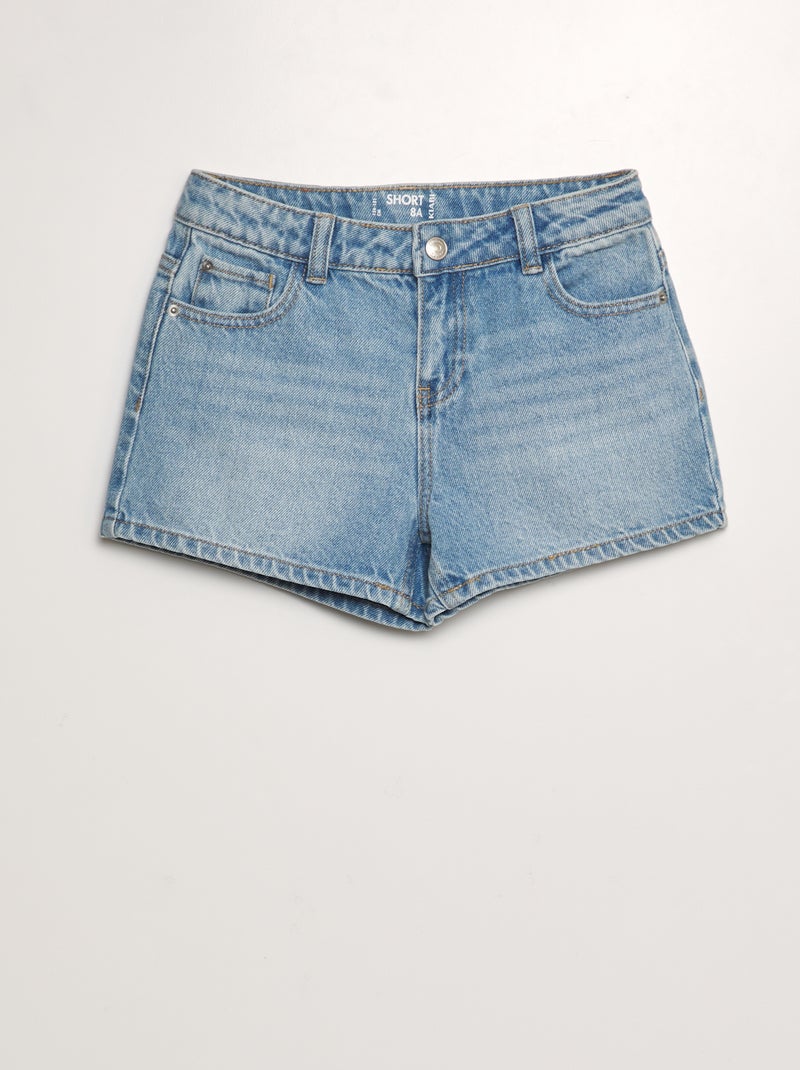 Short en jean classique Bleu clair - Kiabi