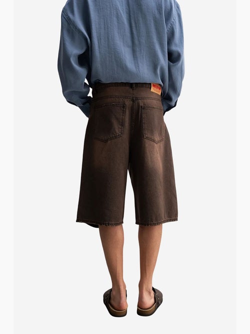 Short en jean déchiré mi-long giesto - Kiabi