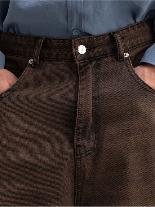 Short en jean déchiré mi-long giesto - Kiabi