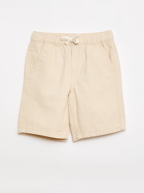 Short en jean élastiqué - Kiabi