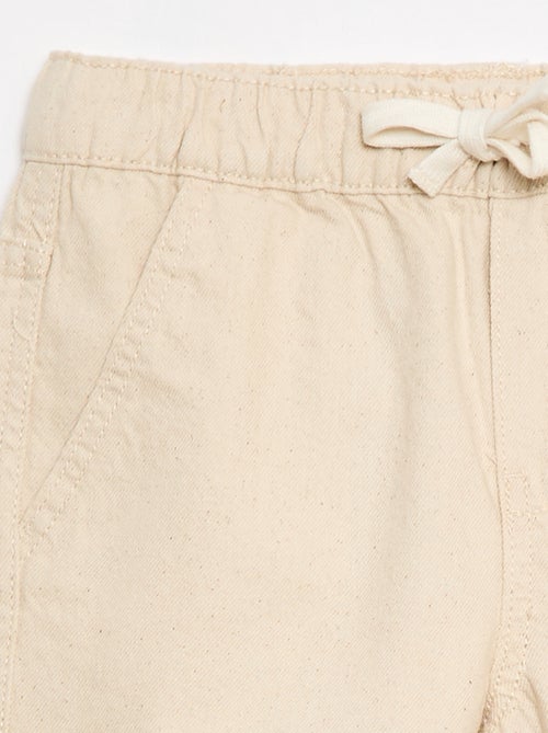 Short en jean élastiqué - Kiabi