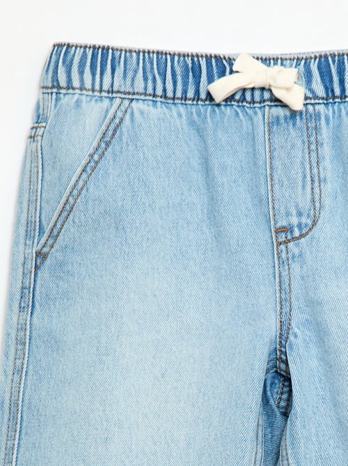 Short en jean élastiqué - Kiabi
