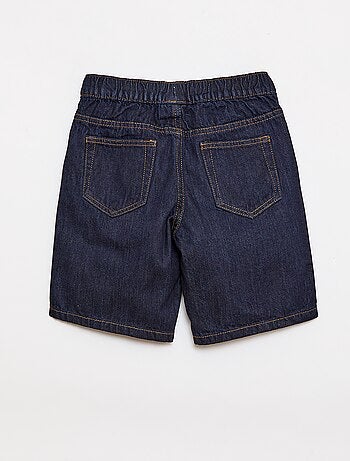 Short en jean élastiqué