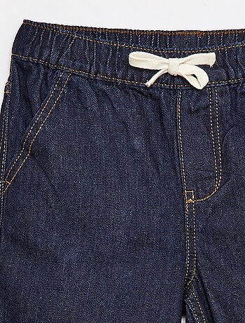 Short en jean élastiqué