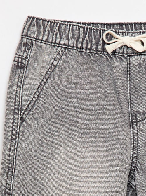 Short en jean élastiqué - Kiabi