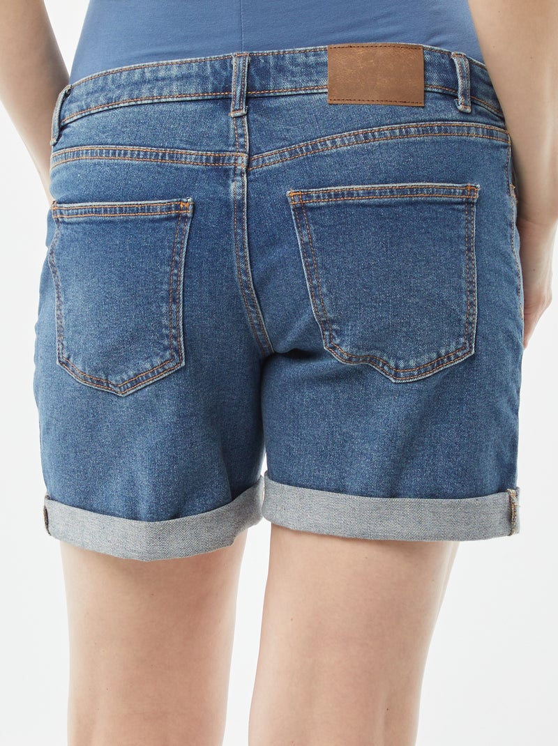 Short en jean grossesse BLEU - Kiabi