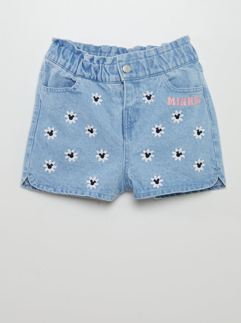 Short en jean 'Minnie' 'Disney' Bleu - Kiabi
