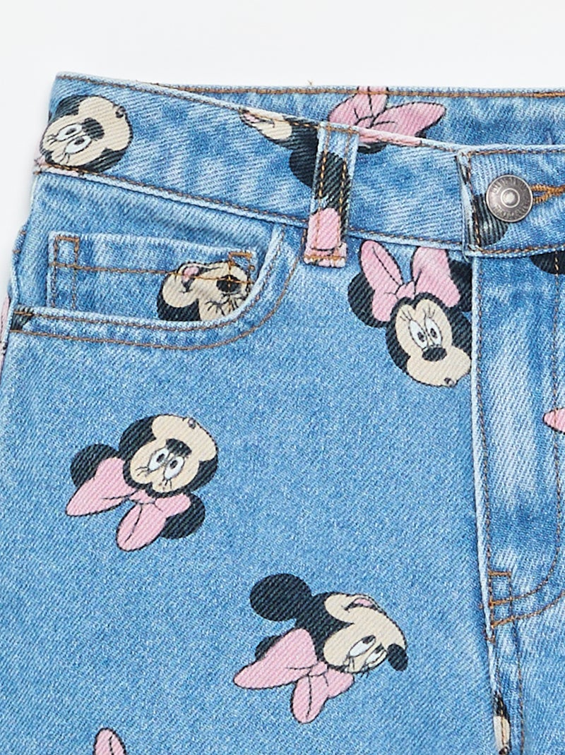Short en jean 'Minnie' 'Disney' Bleu - Kiabi