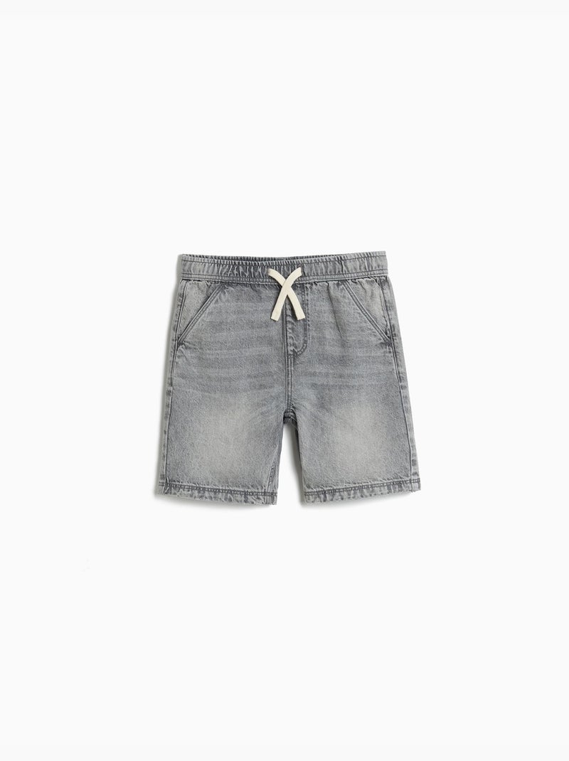 Short en jean, MO Fashion Gris - Kiabi