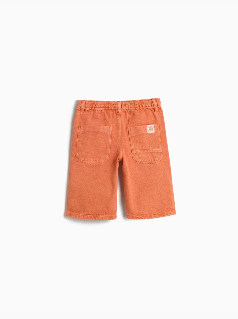 Short en jean, MO Fashion Orange - Kiabi