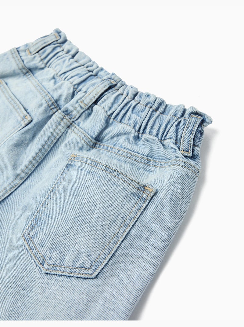 Short en jean paperbag, MO Fashion Bleu - Kiabi