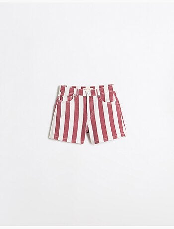 Short en jean rayé, mo fashion