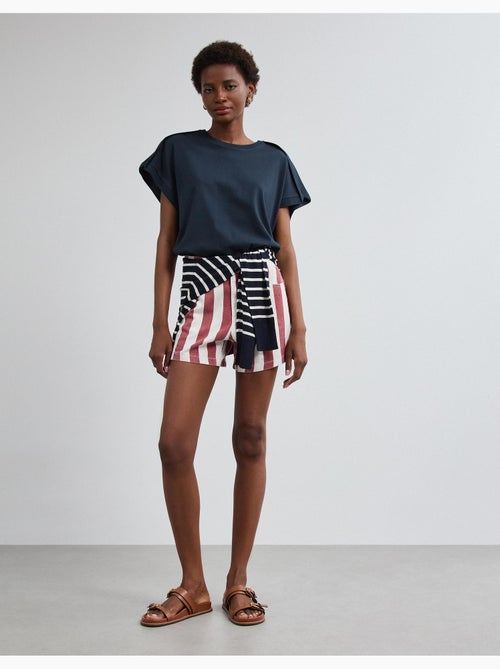 Short en jean rayé, mo fashion - Kiabi Short en jean rayé, mo fashion - Kiabi