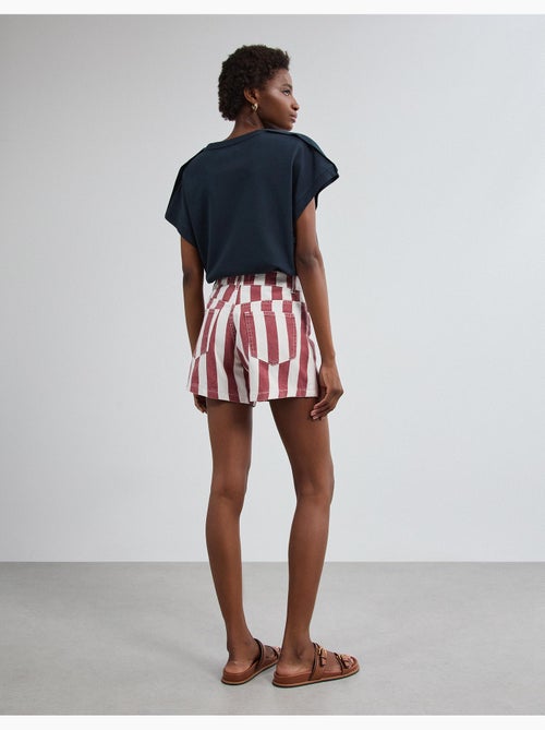 Short en jean rayé, mo fashion - Kiabi Short en jean rayé, mo fashion - Kiabi