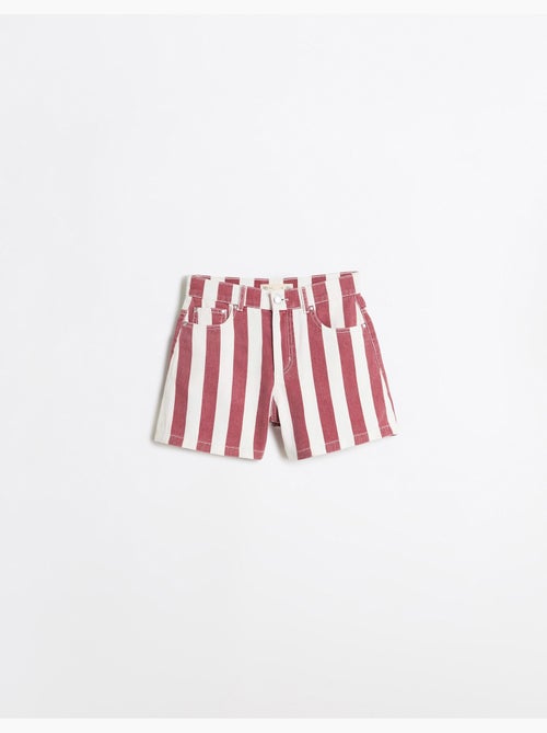 Short en jean rayé, mo fashion - Kiabi Short en jean rayé, mo fashion - Kiabi