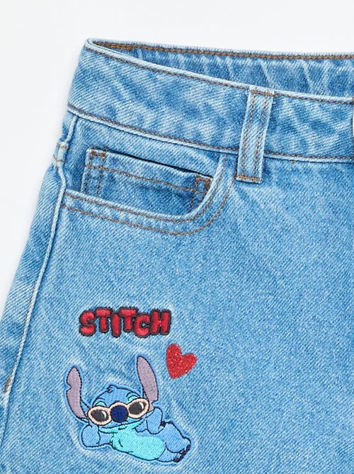 Short en jean 'Stitch' 'Disney' - Kiabi