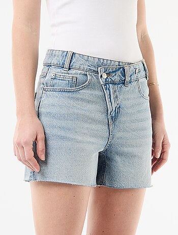Short en jean taille haute