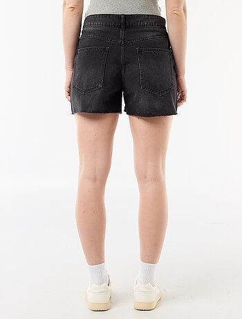 Short en jean taille haute