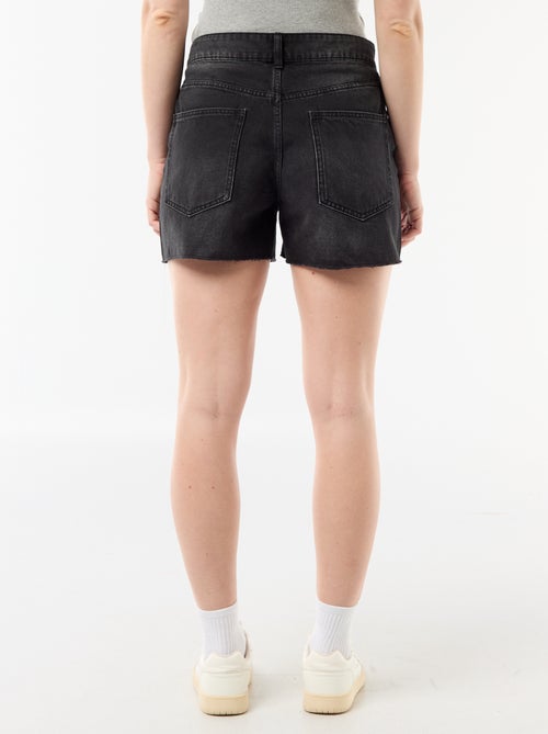 Short en jean taille haute - Kiabi